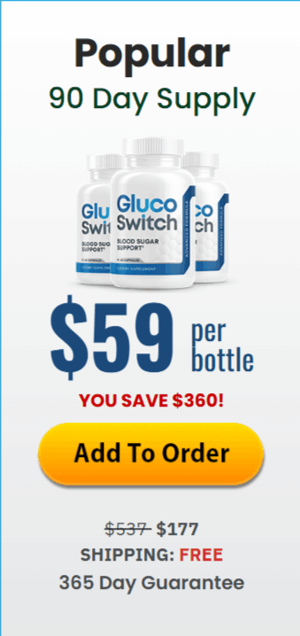  GlucoSwitch price 3 bottle